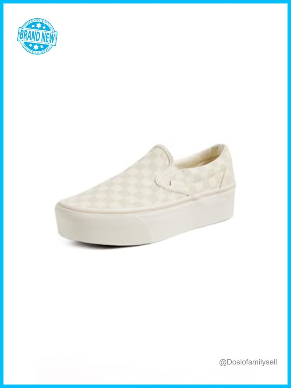 Classic Slip-On Stackform Sneakers Platform Canvas Casual